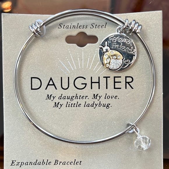 Source Unknown Jewelry - Stainless Steel Daughter bracelet